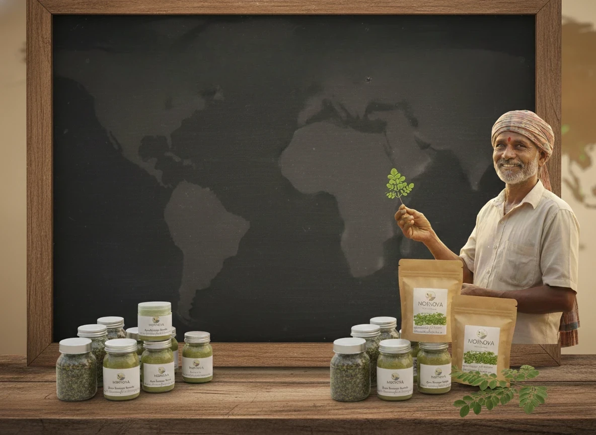 Moringa Leaves Background